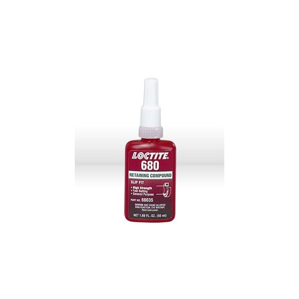 Loctite 680 Retaining Compound, Slip fit/High Strength/High Viscosity 50 ml Bottle. LOC1835201
